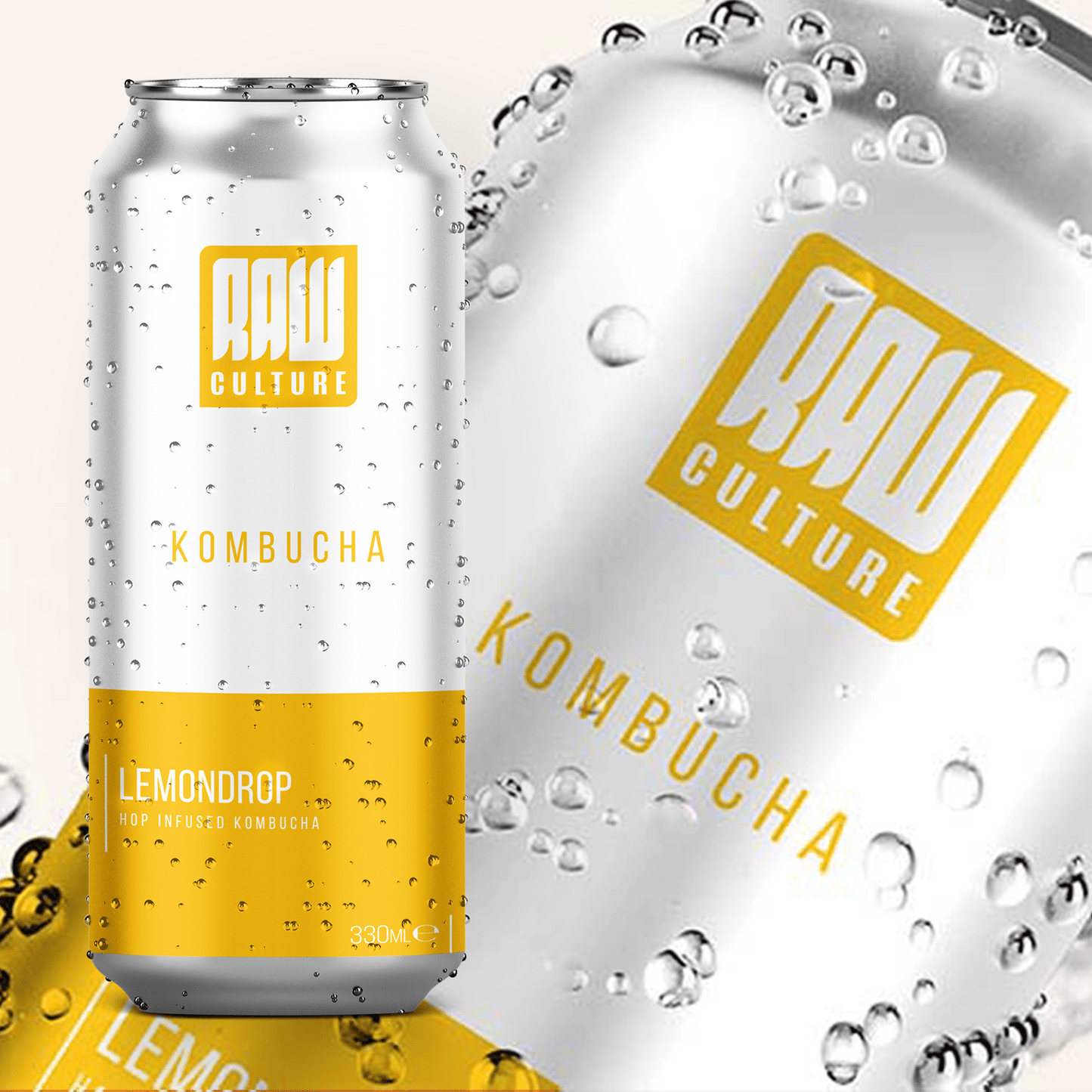 Raw Culture Lemondrop Kombucha - Raw Culture - 5065006680224 - RC - HOP - 0407